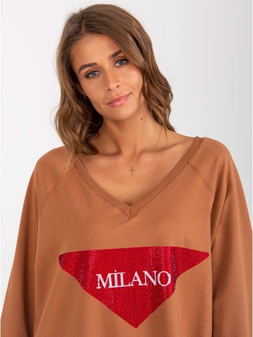 Bluza-VI-BL-3113.73P-jasny brązowy Bluza-VI-BL-3113.73P-jasny brązowy