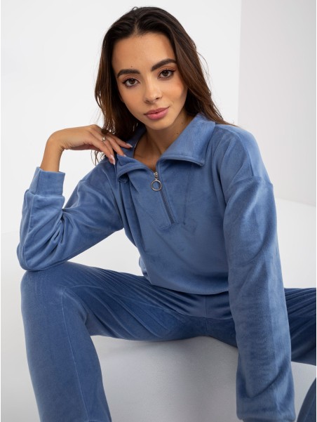 Piżama-BR-PI-9117-ciemny niebieski