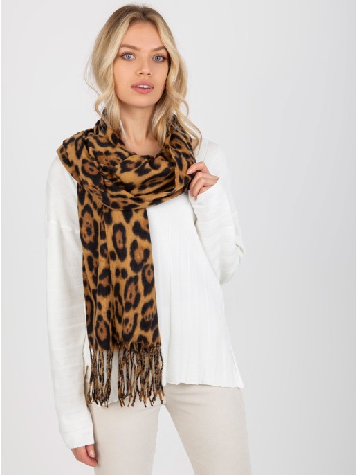 Szalik-AT-SZ-1-892.39P-camelowy Szalik-AT-SZ-1-892.39P-camelowy