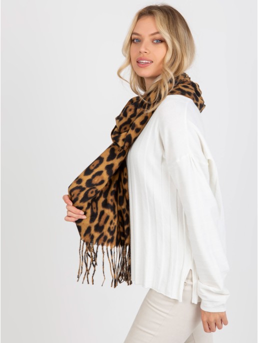 Szalik-AT-SZ-1-892.39P-camelowy Szalik-AT-SZ-1-892.39P-camelowy