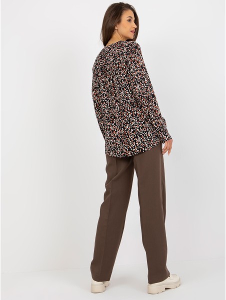 Marškiniai-D73771M11081A-juoda-smėlio spalvos