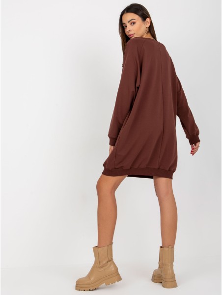 Bluza-VI-BL-3113.73P-ciemny brązowy