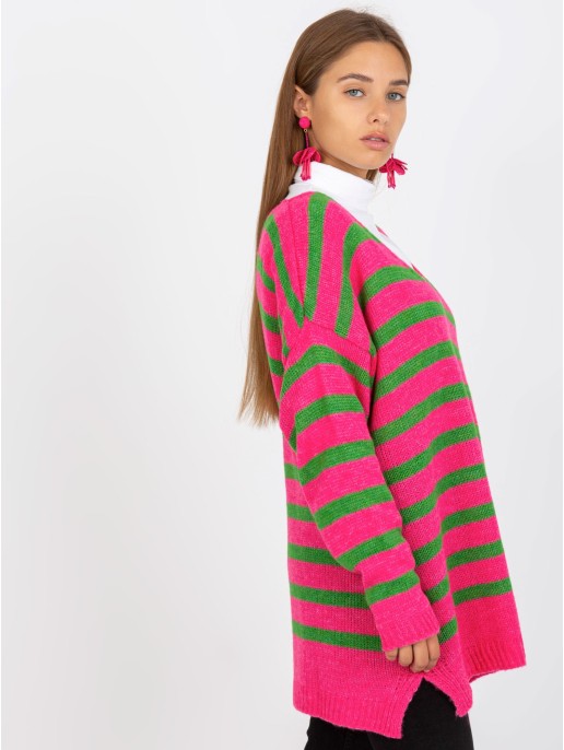 Sweter-TW-SW-BI-M59.25-różowy Sweter-TW-SW-BI-M59.25-różowy