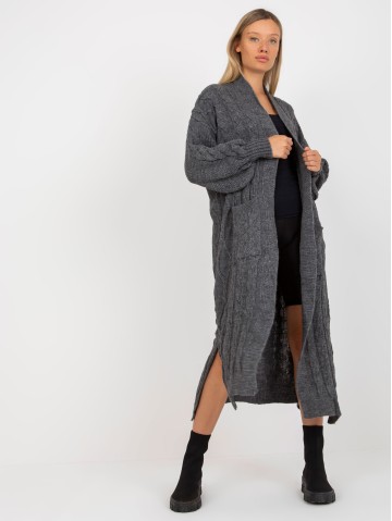 Sweter-LC-SW-8032.34P-ciemny szary 2