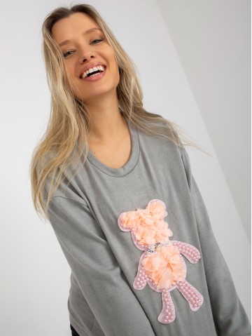 Bluzka-LK-BZ-509067.15-szary 2