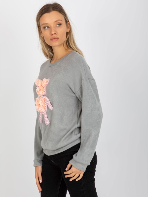 Palaidinė-LK-BZ-509067.15-pilka Palaidinė-LK-BZ-509067.15-pilka