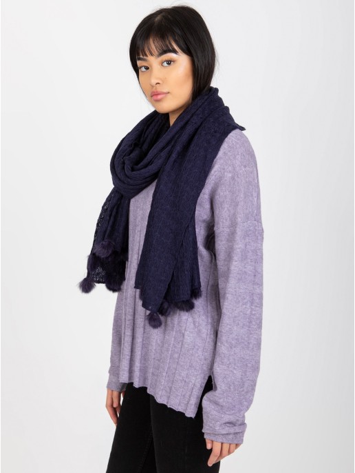 Szalik-AT-SZ-E-318.57P-granatowy Szalik-AT-SZ-E-318.57P-granatowy