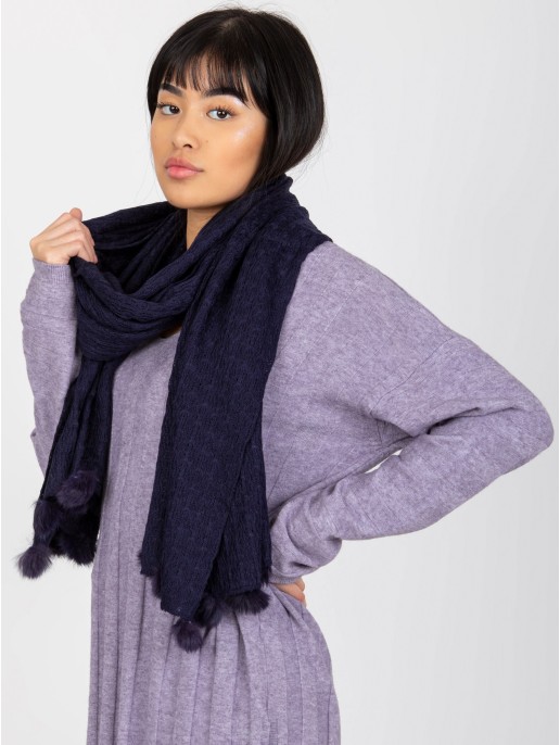 Szalik-AT-SZ-E-318.57P-granatowy Szalik-AT-SZ-E-318.57P-granatowy