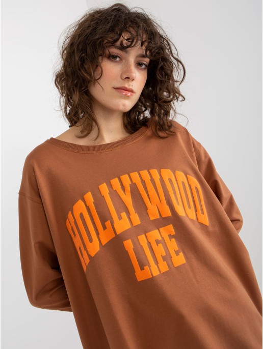 Bluza-VI-BL-3102.01P-jasny brązowy Bluza-VI-BL-3102.01P-jasny brązowy