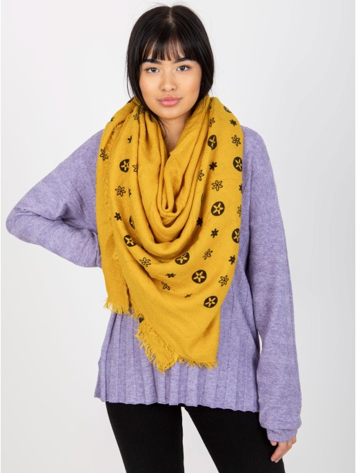 Chustka-AT-CH-23502-1.51-ciemny żółty Chustka-AT-CH-23502-1.51-ciemny żółty