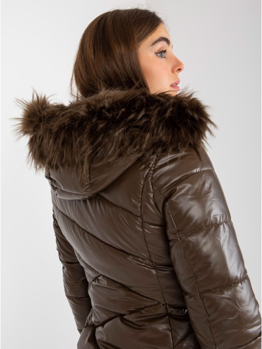 Kurtka-NM-KR-H-898.79P-ciemny brązowy Kurtka-NM-KR-H-898.79P-ciemny brązowy