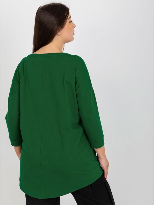 Bluzka-VI-BZ-2901.49P-ciemny zielony Bluzka-VI-BZ-2901.49P-ciemny zielony