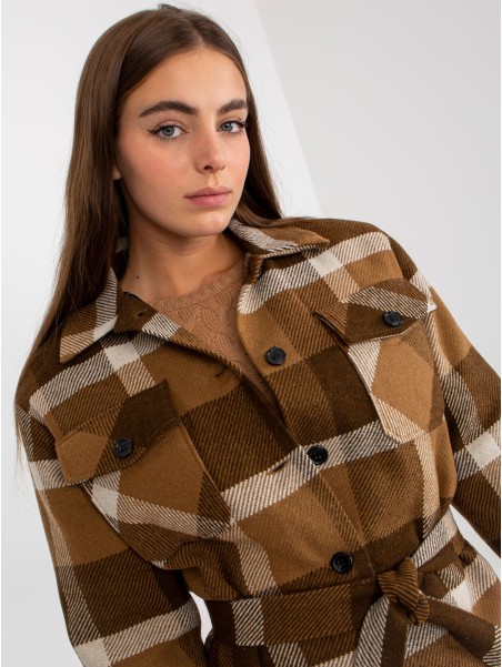 Paltas-LK-PL-509076.57P-tamsiai smėlio spalvos