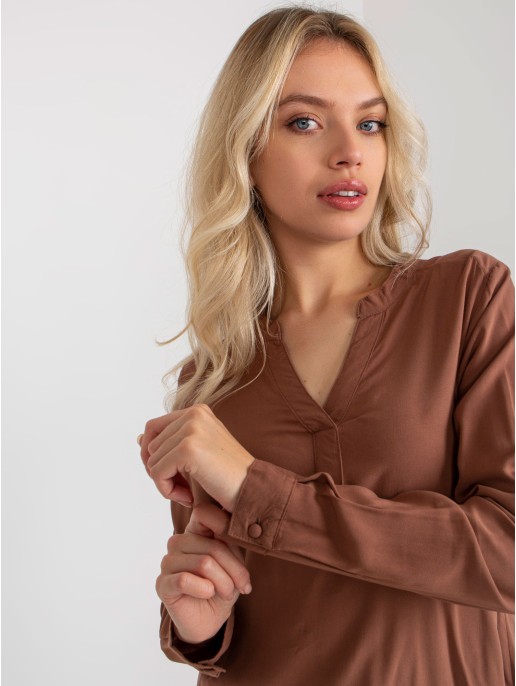 Marškiniai-D73761M11081A-rudi Marškiniai-D73761M11081A-rudi