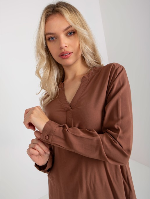 Marškiniai-D73761M11081A-rudi Marškiniai-D73761M11081A-rudi