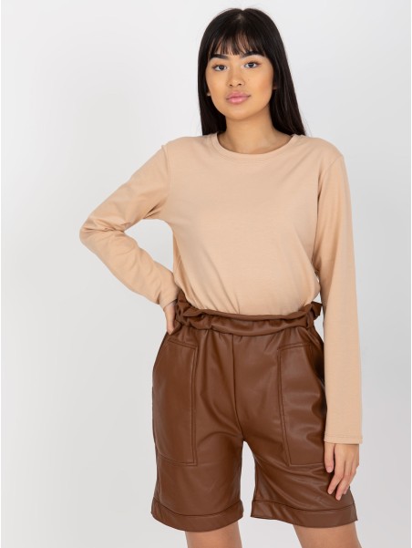 Szorty-VI-SN-155.65P-brązowy