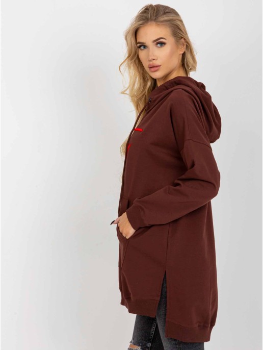 Bluza-VI-BL-335.25X-ciemny brązowy Bluza-VI-BL-335.25X-ciemny brązowy