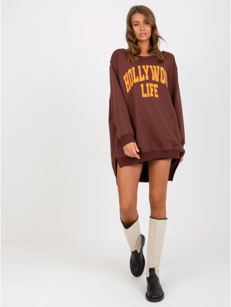 Bluza-VI-BL-3102.01P-ciemny brązowy