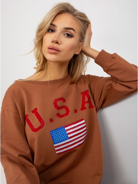 Bluza-VI-BL-3192.23P-jasny brązowy