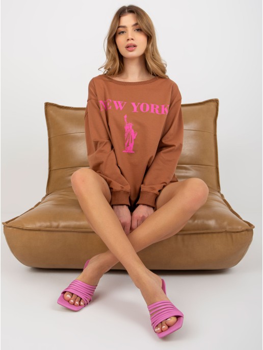 Bluza-VI-BL-3212.15X-jasny brązowy Bluza-VI-BL-3212.15X-jasny brązowy