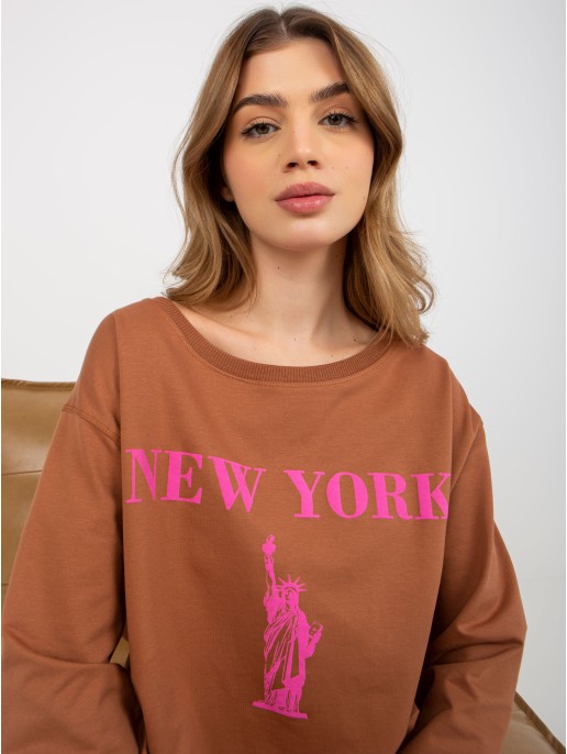 Bluza-VI-BL-3212.15X-jasny brązowy Bluza-VI-BL-3212.15X-jasny brązowy