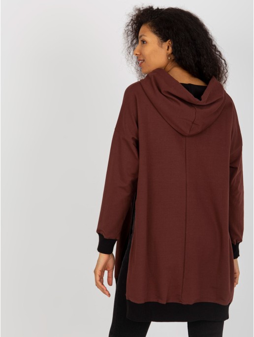 Bluza-VI-BL-327.70P-ciemny brązowy