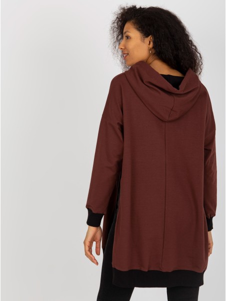 Bluza-VI-BL-327.70P-ciemny brązowy