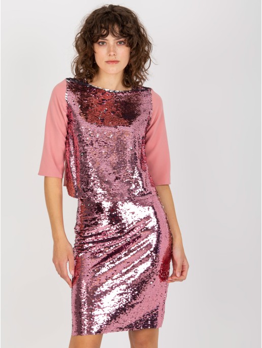 Bluzka-LK-BZ-507300.88-ciemny różowy Bluzka-LK-BZ-507300.88-ciemny różowy