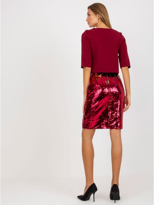 Bluzka-LK-BZ-507300.88-bordowy Bluzka-LK-BZ-507300.88-bordowy