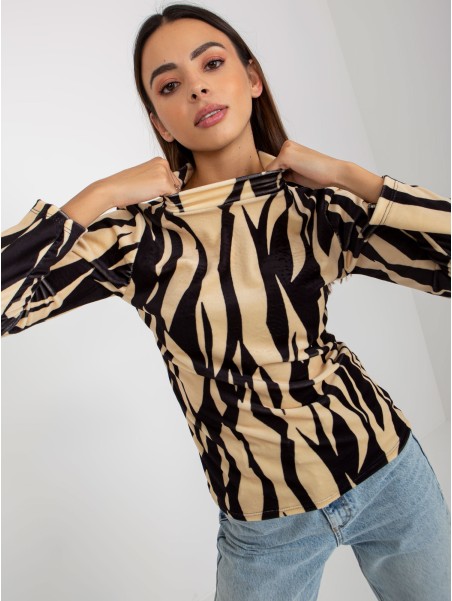 Bluzka-RP-BZ-8187-1.02X-czarno-beżowy