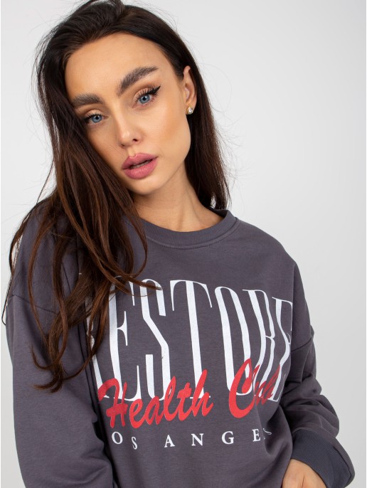 Bluza-EM-BL-7886.88-ciemny szary Bluza-EM-BL-7886.88-ciemny szary