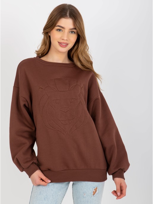 Bluza-EM-BL-617-4.41P-brązowy Bluza-EM-BL-617-4.41P-brązowy