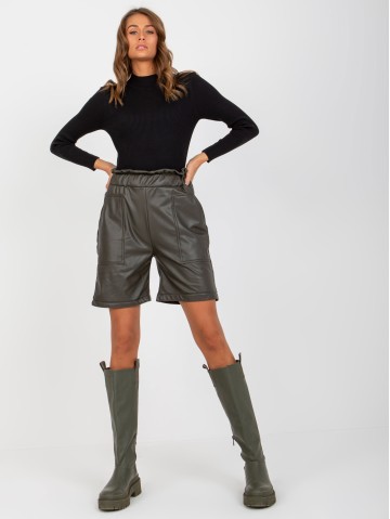Szorty-VI-SN-155.65P-ciemny khaki 2