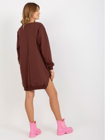 Bluza-VI-BL-3102.01P-ciemny brązowy 2