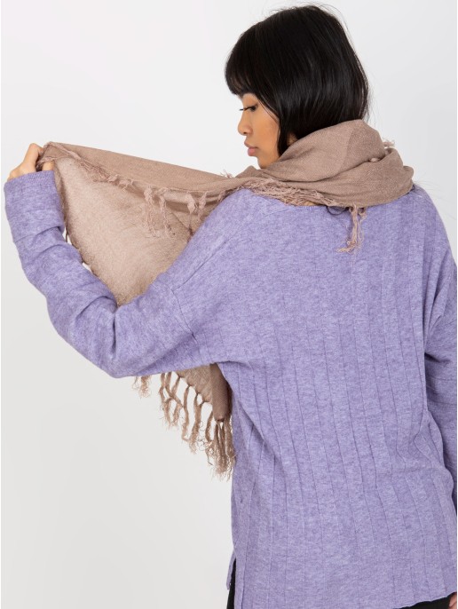 Szalik-AT-SZ-1285.65P-ciemny bezowy Szalik-AT-SZ-1285.65P-ciemny bezowy