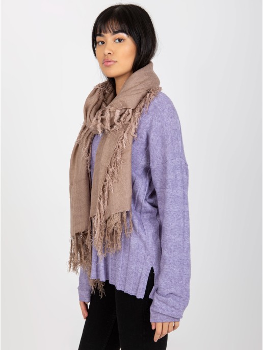 Szalik-AT-SZ-1285.65P-ciemny bezowy Szalik-AT-SZ-1285.65P-ciemny bezowy