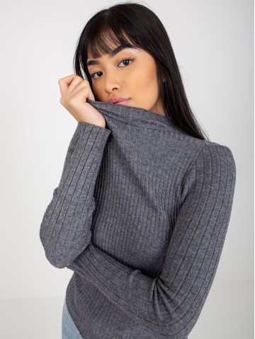 Sweter-VI-SW-20298.41P-ciemny szary 2