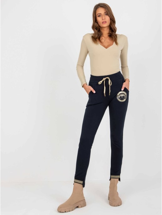 Spodnie dresowe-RV-DR-6650.81P-granatowy Spodnie dresowe-RV-DR-6650.81P-granatowy