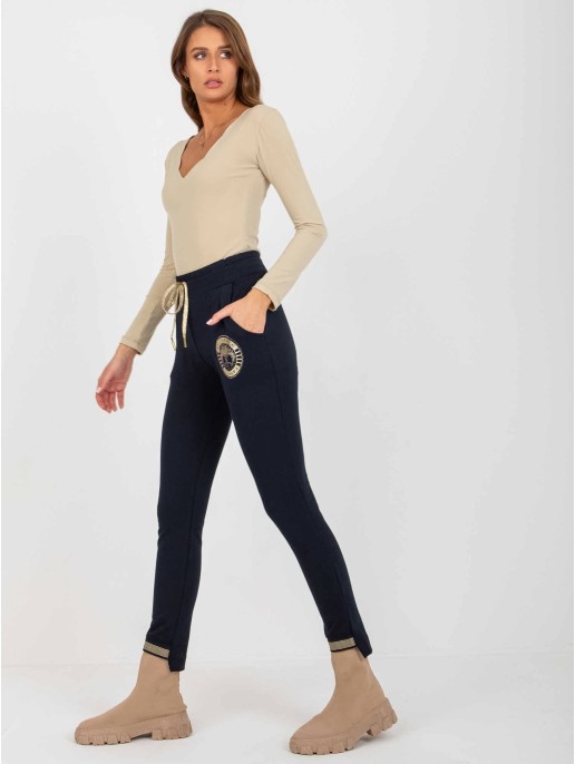 Spodnie dresowe-RV-DR-6650.81P-granatowy Spodnie dresowe-RV-DR-6650.81P-granatowy