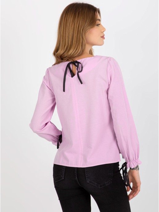 Bluzka-LK-BZ-506877.15X-jasny fioletowy Bluzka-LK-BZ-506877.15X-jasny fioletowy