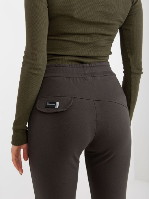 Spodnie dresowe-RV-DR-8369.89P-ciemny khaki Spodnie dresowe-RV-DR-8369.89P-ciemny khaki