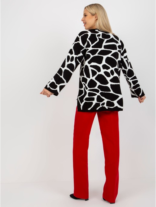 Megztinis-RV-SW-14276.09X-biało-juodas Megztinis-RV-SW-14276.09X-biało-juodas