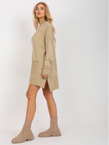 Sweter-RV-SW-7051.95P-beżowy 2