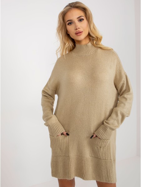 Megztinis-RV-SW-7051.95P-smėlio spalvos