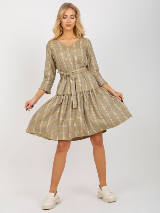 Sukienka-LK-SK-507786.16P-czarno-żółty Sukienka-LK-SK-507786.16P-czarno-żółty