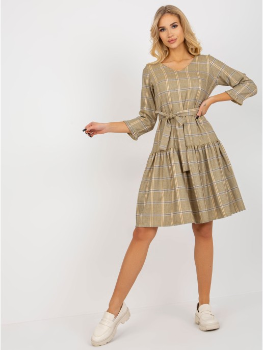 Sukienka-LK-SK-507786.16P-czarno-żółty Sukienka-LK-SK-507786.16P-czarno-żółty