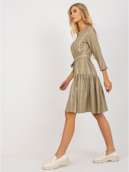 Sukienka-LK-SK-507786.16P-czarno-żółty Sukienka-LK-SK-507786.16P-czarno-żółty