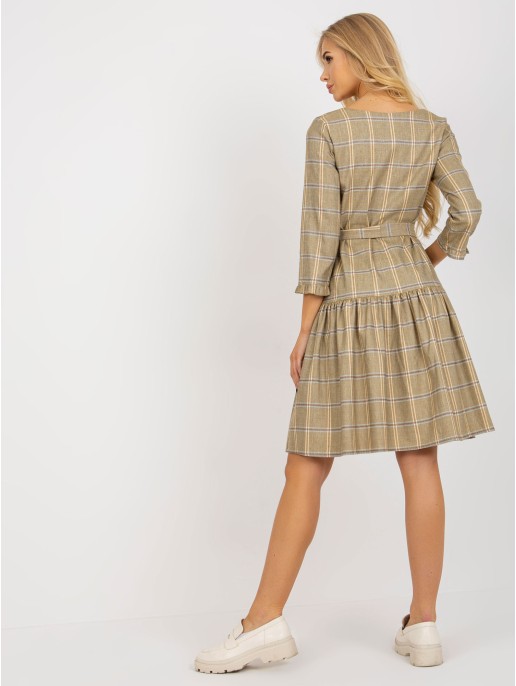 Sukienka-LK-SK-507786.16P-czarno-żółty Sukienka-LK-SK-507786.16P-czarno-żółty