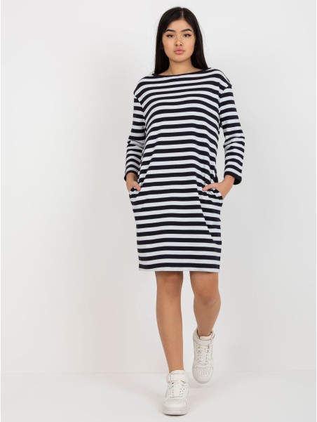 Suknelė-LO-SK-LK-230.34X-balta-mėlyna