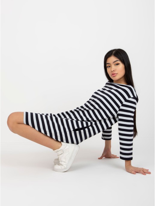 Suknelė-LO-SK-LK-230.34X-balta-mėlyna Suknelė-LO-SK-LK-230.34X-balta-mėlyna